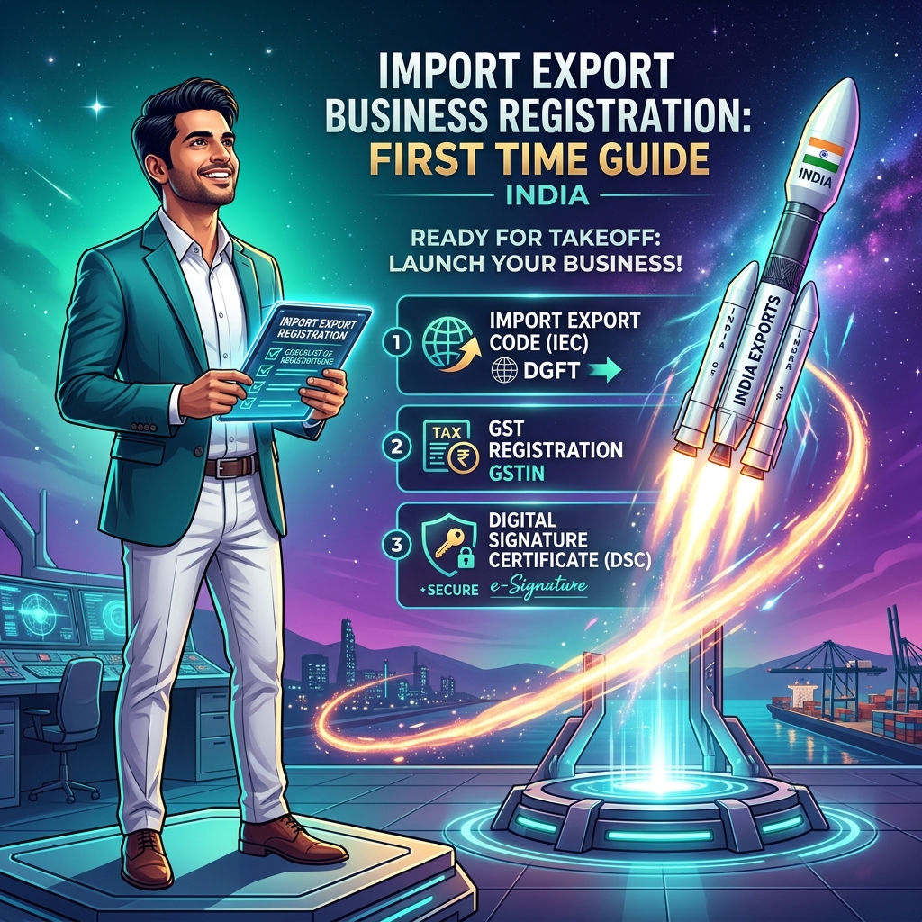 First Time Import Export Registration